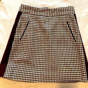 Zara houndstooth skirt
